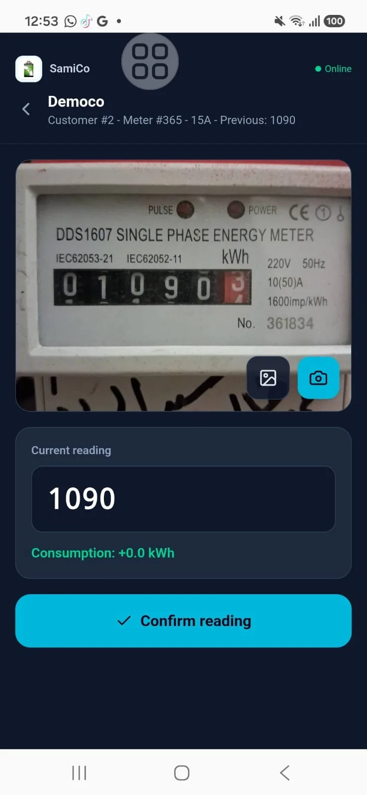 Offline utility billing software meter reading capture workflow
